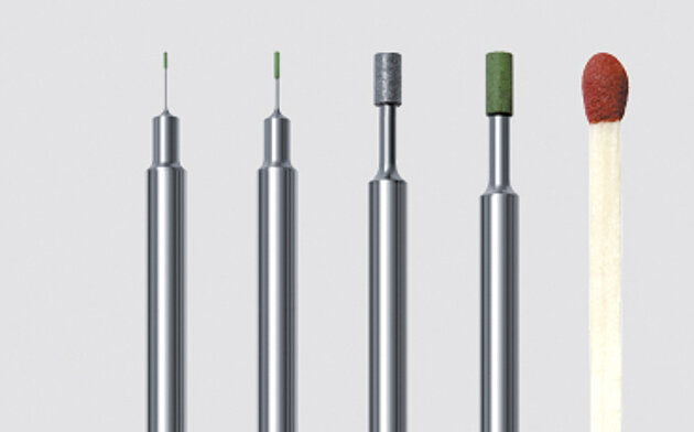Diamond grinding pins and CBN grinding pins in synthetic resin bond from SCHELL