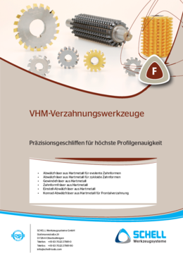 Verzahnungsfräser – von Schell Tools