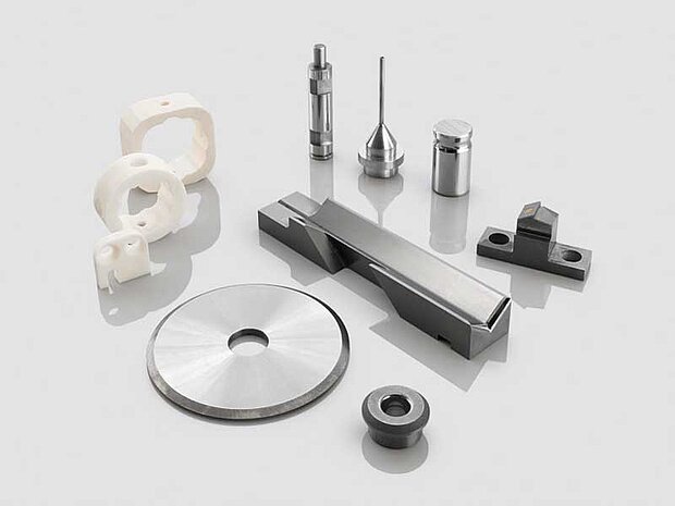 Tungsten carbide and ceramic parts for wear protection from SCHELL Germany