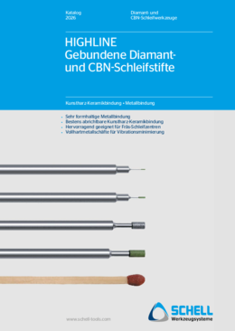 HIGHLINE Gebundene Diamant und CBN-Schleifstifte von SCHELL