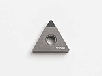 CBN equipped TNGA indexable insert CBN equipped TNGA indexable insert on carbide base body