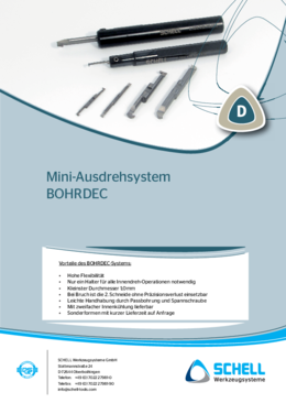 BOHRDEC mini boring system – made by Schell