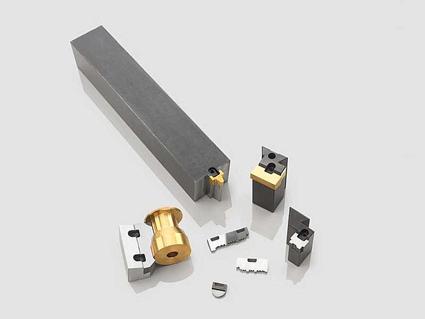PRODEC profile turning tools with carbide quick-change insert