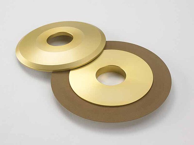 DIACUT ultrathin slot grinding wheel and cut-off wheels 1A8 with disassembled flanges DIACUT ultrathin slot grinding wheel and cut-off wheels 1A8 with disassembled flanges from SCHELL