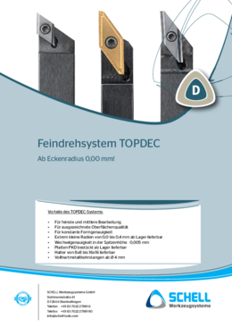 TOPDEC Fine turning system – made by Schell
