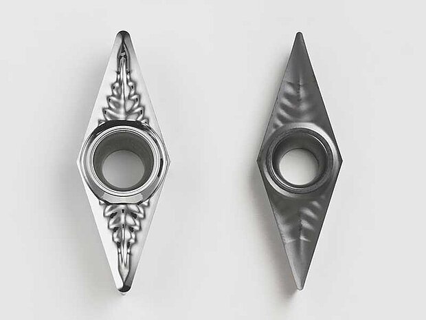 VCGT Wendeschneidplatten für Aluminium und PTFE