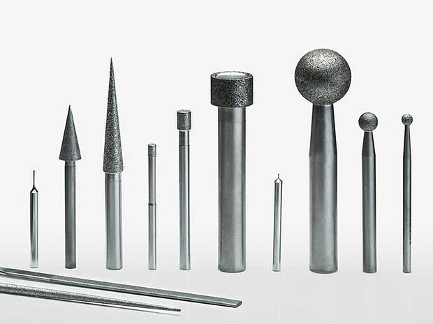 Diamond grinding pins with galvanic bonding from SCHELL