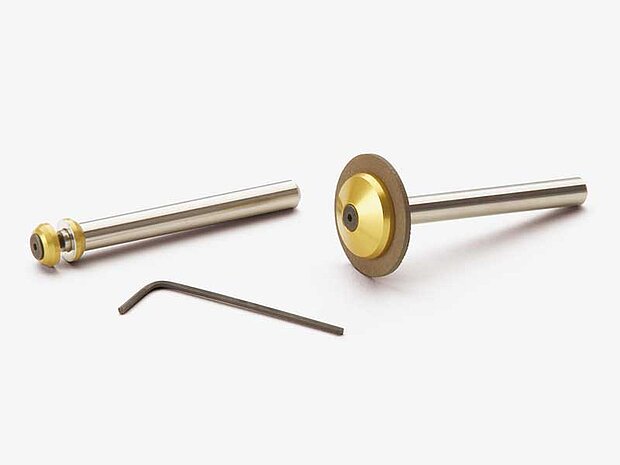 DIACUT diamond and CBN grinding mandrels with clamping flange