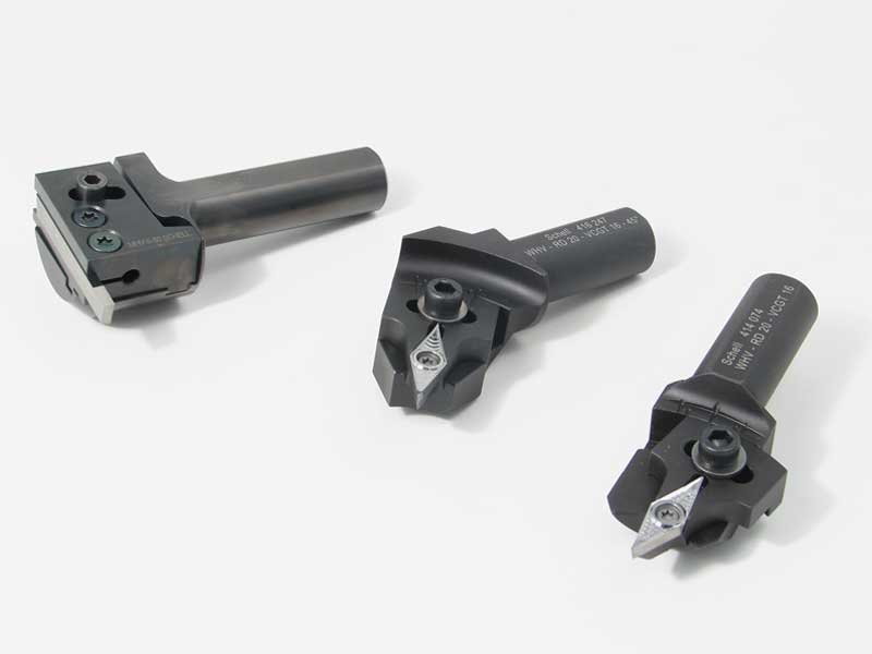 Adjustable special tool holders for ISO indexable inserts from SCHELL